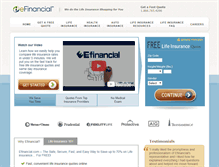 Tablet Screenshot of efinancial.com